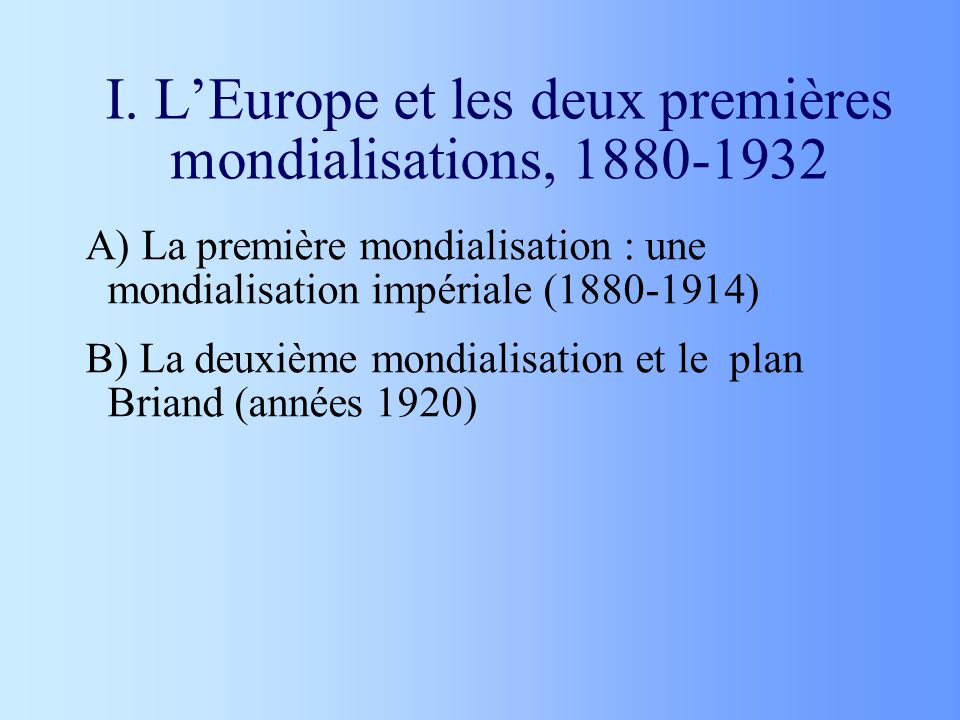 Histoire Des Relations Internationales Ppt T L Charger